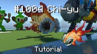 How to build a Pokémon Chi-yu statue in Minecraft (Tutorial)