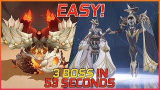 Destroy All Fontaine Bosses Under 1 Minute EASY | Genshin Impact 4.0