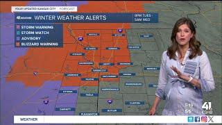 rain, snow, blizzard conditions to move into the metro