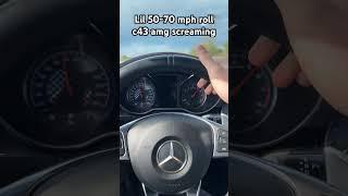 My c43 Amg coupe is quick! Completely stock #amg #mercedes #race # turbo