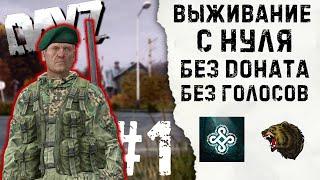 ВЫЖИВАНИЕ С НУЛЯ БЕЗ ДОНАТА И ГОЛОСОВ НА NOD-PVE | В ИГРЕ DAYZ