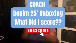 COACH Denim 2025 Unboxing  | WIMB #coach #denim #unboxing #contemporary