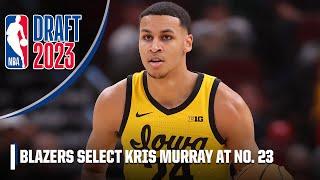 Portland Trail Blazers select Kris Murray with No. 23 pick | 2023 NBA Draft