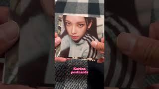 Unboxing AESPA - My World album poster version (Karina cover)