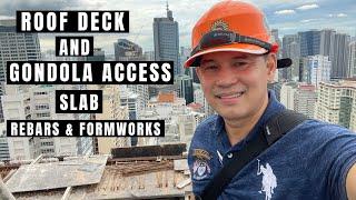 Roof Deck and Gondola Access Area (Rebars and Form works) @arki-knows