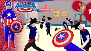 richie becomes captain america  in dude theft wars