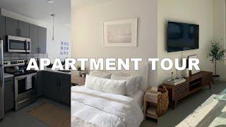 MODERN & MINIMALIST APARTMENT TOUR: 1 bed, 1 bath right outside of Boston!