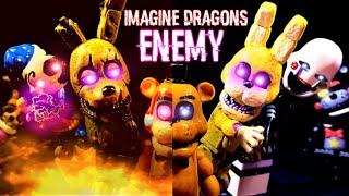 FNAF ENEMY - IMAGINE DRAGONS & JID FULL ANIMATION [Five Nights At Freddys Security Breach Song LEGO]