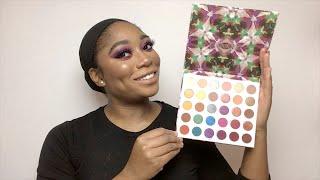 *TUTORIAL* USING THE NEW COLOURPOP PLAY IT JEWEL EYESHADOW PALETTE| PURPLE EYES ARE A VIBE?!