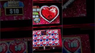 Slots Casino Ruby Princess Heart Lockit Full Screen Hit on 50 cent bet 03.11.23