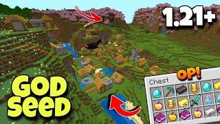 (God Seed) For Minecraft 1.21 Bedrock And Pocket Edition | Seed Minecraft 1.21 | Minecraft Seeds