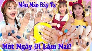 Thử Thách Một Ngày Đi Làm Nail Cho Hà Hà | Chị Hằng Làm Nail Cho Chị Hà #nail #hangnheo #thuthach