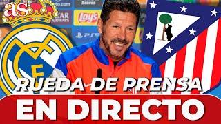 SIMEONE y DE PAUL, EN DIRECTO | RUEDA DE PRENSA HOY REAL MADRID vs. ATLÉTICO | CHAMPIONS LEAGUE