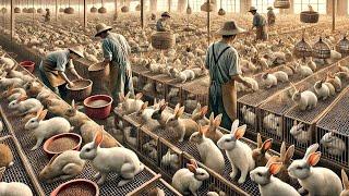 Chinese Farmers Are Raising And Processing The Meat Of Millions Of Rabbits This Way