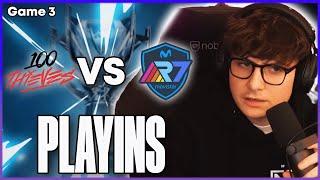 NA BLAMIERT SICH!? | 100T VS R7 GAME 3 PLAYINS | WORLDS 2024