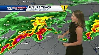 Waves of heavy storms keep Alabama in a soggy weather pattern through Memorial Day