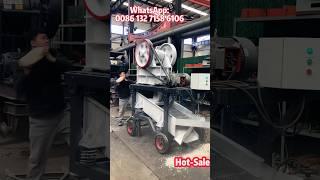 Mini portable rock crusher,small stone crusher,aggregate stone crushing machine,jaw crusher station