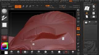 Базовая настройка кисти в ZBrush
