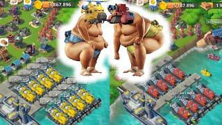 BOOM BEACH БИТВА ТЯЖЕЛОВЕСОВ - ТЯЖЕЛЫЕ ВЕРТЫ ПРОТИВ ОГНЕВИКОВ