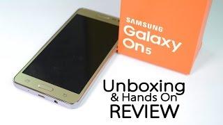 Samsung GALAXY ON5 Unboxing & Hands on Review -Best Budget Phone?