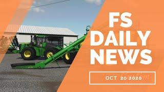 FS DAILY NEWS!!! John Deere C850, JCB Telehandler, Plus Mods In Testing | Farming Simulator 19