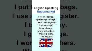 English Speaking: Supermarket