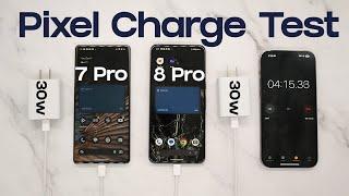 Google Pixel 8 Pro vs 7 Pro: Charge Test - FASTER Charging Speed?