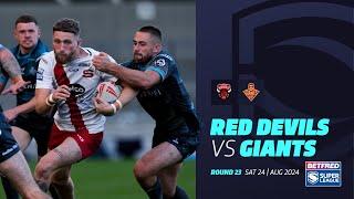 Highlights | Salford Red Devils v Huddersfield Giants | 2024 Betfred Super League, Round 23