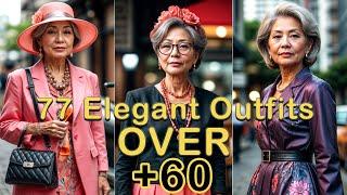 77 Elegant Outfits for Japan Mature Women in Tokyo - Classy 60 years Old Women Clothes | How to Look