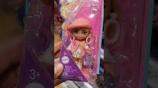 In a toy store  Barbie Extra Mini Minis