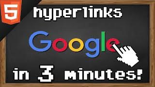 Learn HTML hyperlinks in 3 minutes 