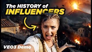 The History of Influencers | Google Veo 3 AI Short Film