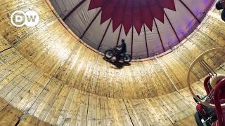 DEATH DEFYING Stunts on the Wall of Death #todeswand #jagathperera