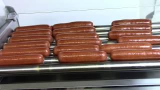 Real Time Hot Dog Roller Grilling ASMR Yule Dogs