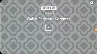 Cube Escape Seasons. Solución completa del juego. Full walkthrough.