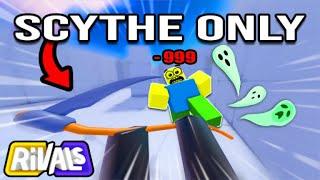 COLLECTING SOULS Scythe ONLY Challenge In Roblox Rivals