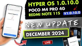 Poco M4 Pro 4G and Redmi Note 11s Hyperos 1.0.10.0 New Update | Xiaomi Hyperos 2 Update Date