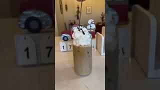 Iced peppermint mocha️ #coffee #icedcoffee #peppermintmocha #coffeerecipe #asmrsounds #asmr