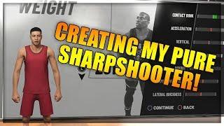 MAKING MY PURE SHARP SHOOTER BUILD! - 2K19 Build Video