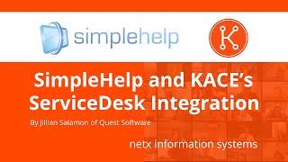 SimpleHelp and KACE’s ServiceDesk Integration