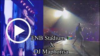 Dj Maphorisa Performing live At Chris Brown’s Concert FNB Stadium 2nd Show Sold Out