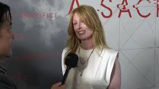 Jordan Scott Carpet Interview at Los Angeles Premiere of A Sacrifice