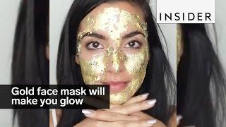 This gold face mask & serum will bring out your inner glow