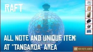 [Raft] All Note and Unique Item Locations at "Tangaroa" Area - Chapter 2