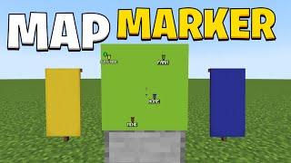 How to place a marker on a map in Minecraft 1.21