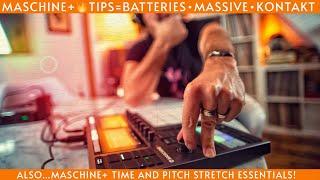 Maschine+ Tips: Time Stretch, External Power, Kontakt, Blezz Synth Patches, and more!