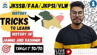 Trick to learn history of j&k - trick to learn history of jk by Satish sir.