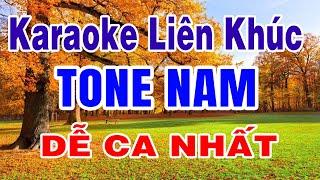 Karaoke Liên Khúc Rumba Tone Nam - Dễ Ca Nhất 2025