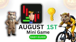 August 1st - Hamster Kombat Mini Game SOLUTION - Move Market Candles And Get Keys