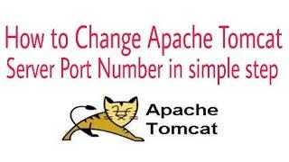 How to change Apache tomcat server port number and configuration in easy step